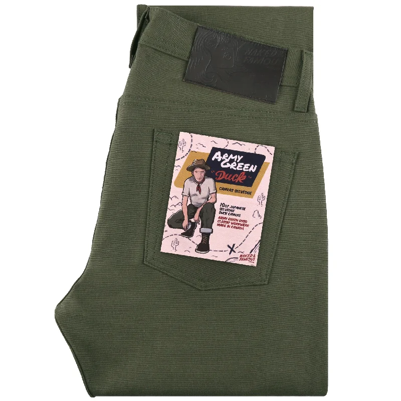 True Guy - Army Green Duck Selvedge Street