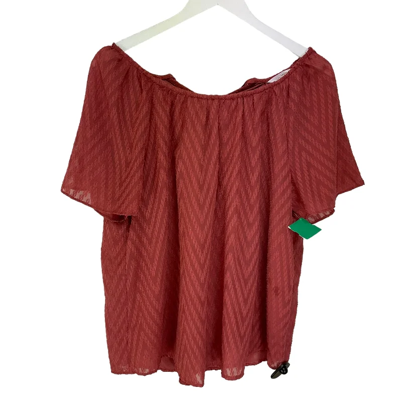 Top Short Sleeve By Lc Lauren Conrad  Size: L Gym