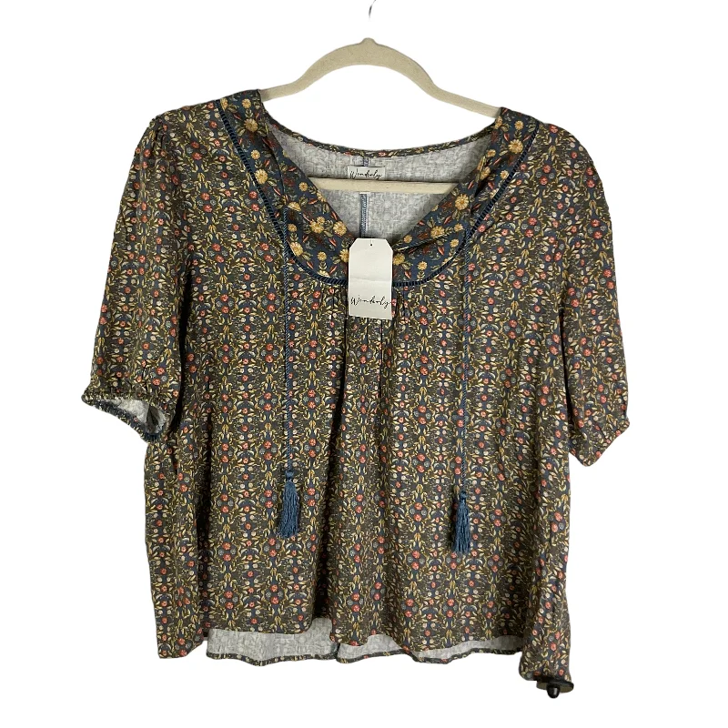 Top Short Sleeve By Clothes Mentor  Size: Xxl Dapper Men's 1920S