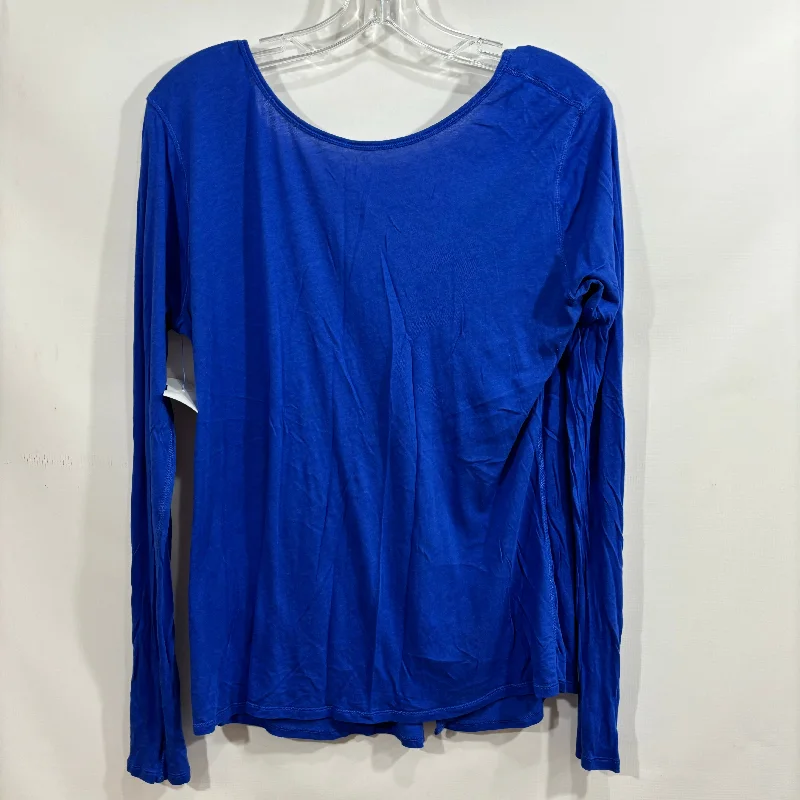 Athletic Top Long Sleeve Crewneck By Lululemon In Blue, Size: M Unique Men's Upcycled