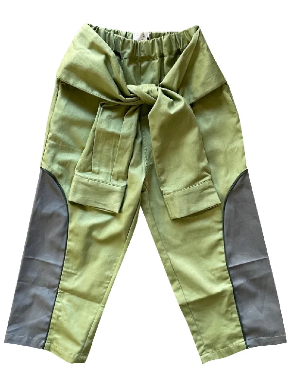 Sleeve Tie Pants