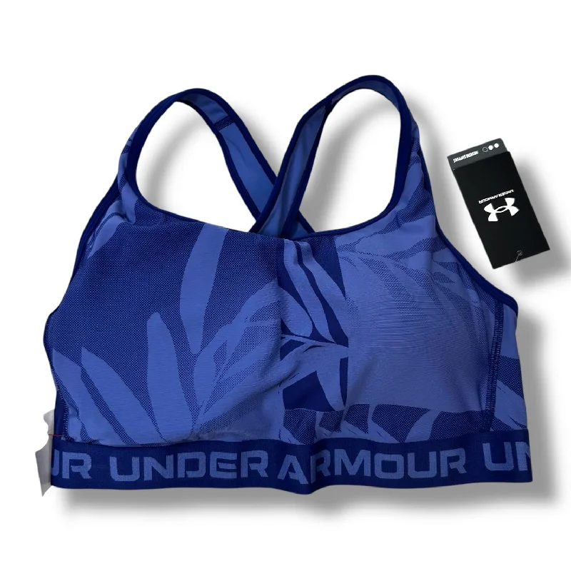 Athletic Bra By Under Armour In Blue, Size: 1x Athletic Men's Compression