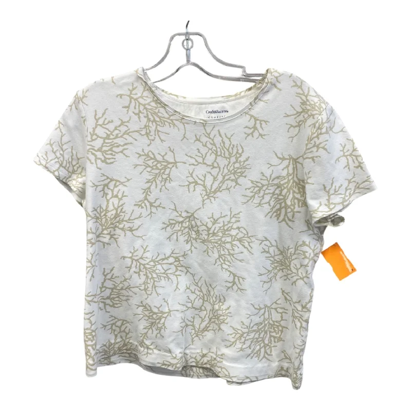 Top Ss By Croft And Barrow In White, Size:Xl Hip Men's Urban
