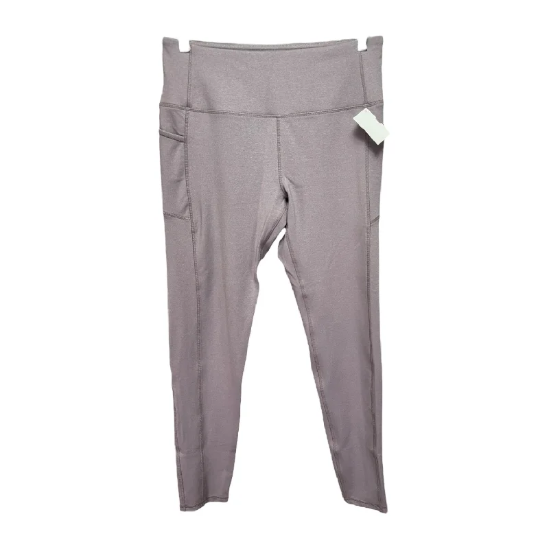 Athletic Leggings By Kyodan In Purple, Size: L Sporty Men's Athleisure 