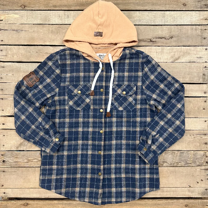 Navy/Apricot