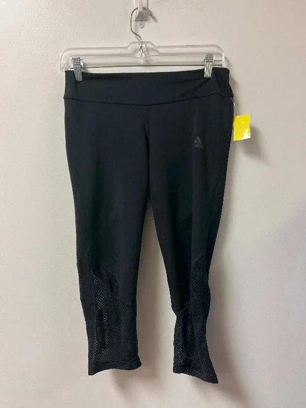 Athletic Leggings By Adidas In Black, Size: M Elegant Men's Cashmere