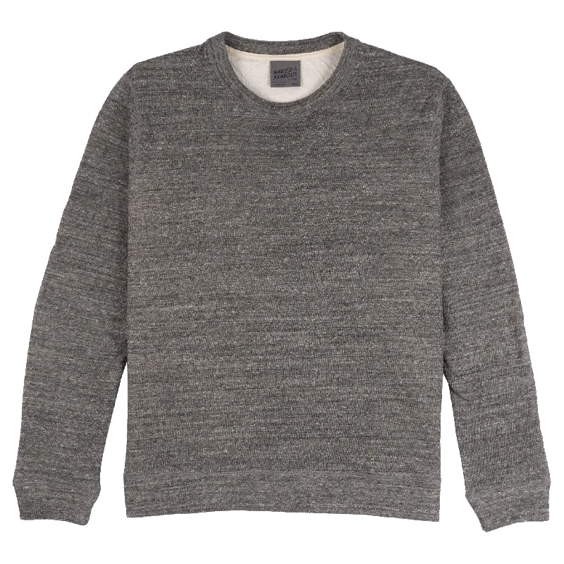 Slim Crew - Vintage Doubleface - Charcoal Sophisticated Men's French