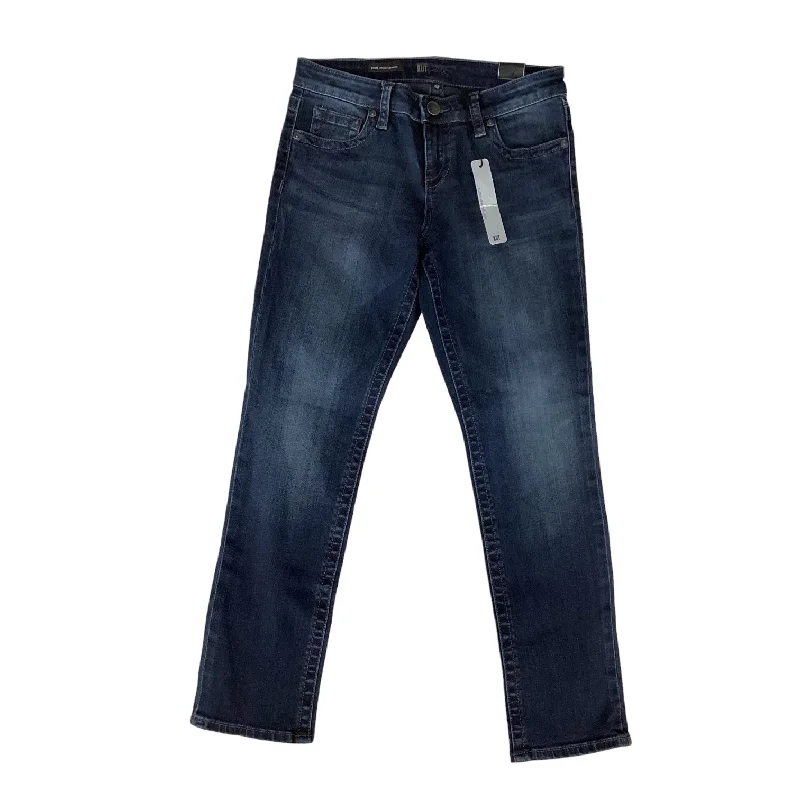 Blue Denim Jeans Designer Kut, Size 4petite Stylish Men's Tropical 