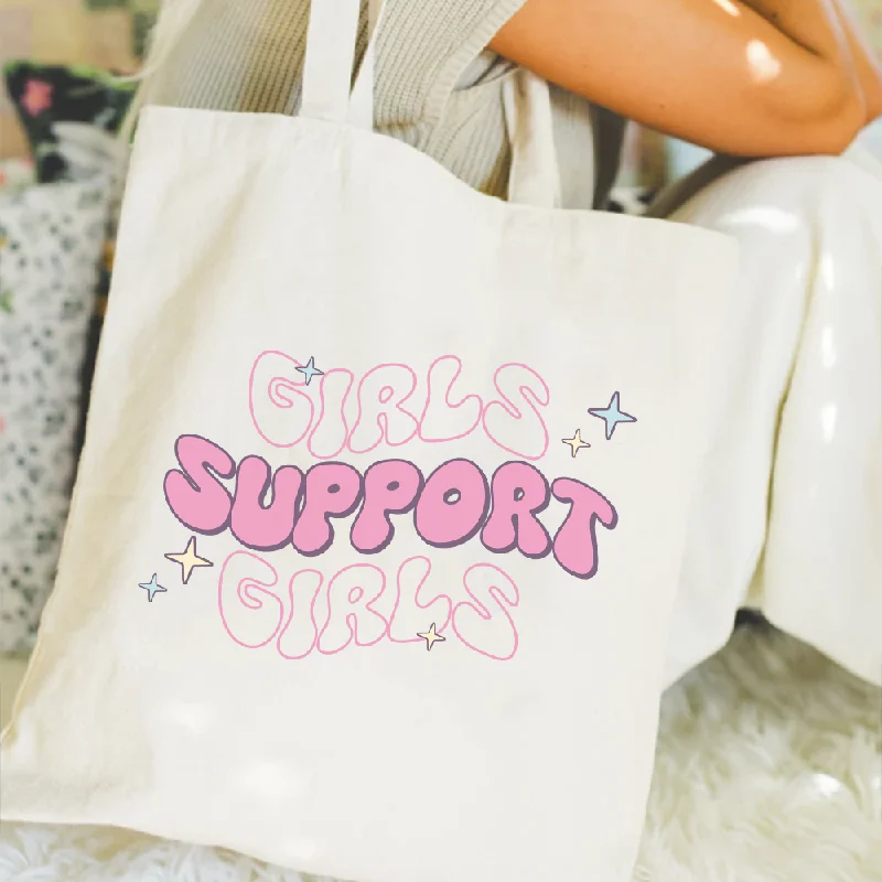 Girls Support Girls Canvas Tote Bag