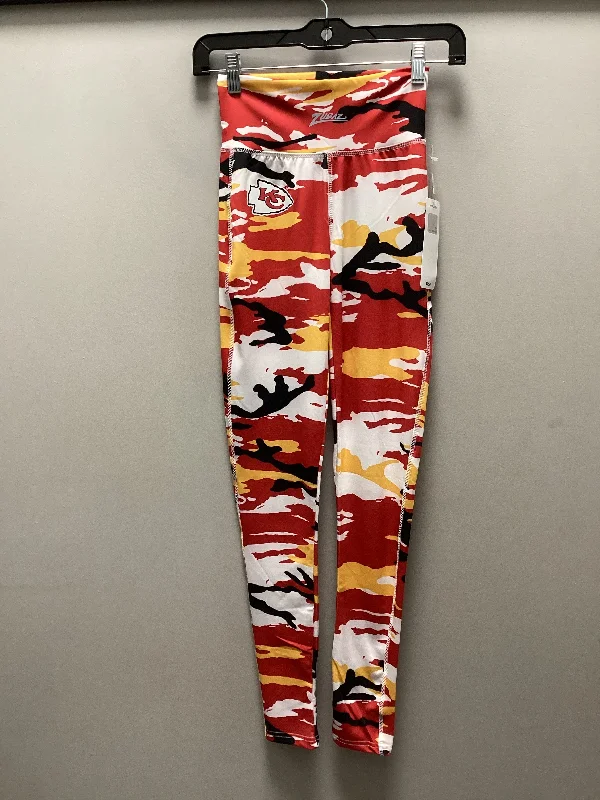 Athletic Leggings By Nfl In Red, Size: Xs Casual Men's Japanese 