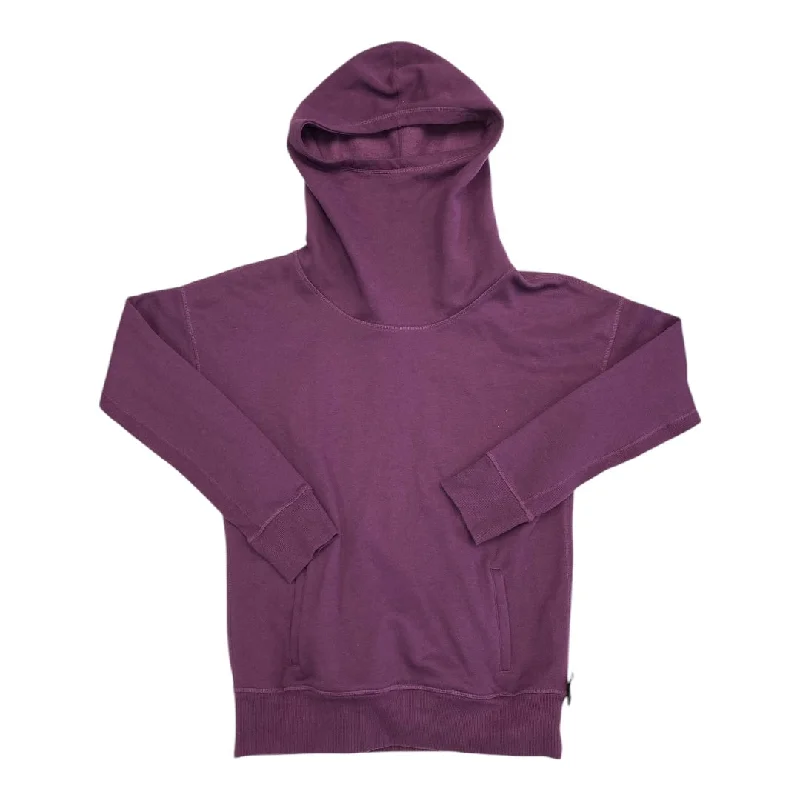 Athletic Sweatshirt Hoodie By Zyia In Purple, Size: Xl