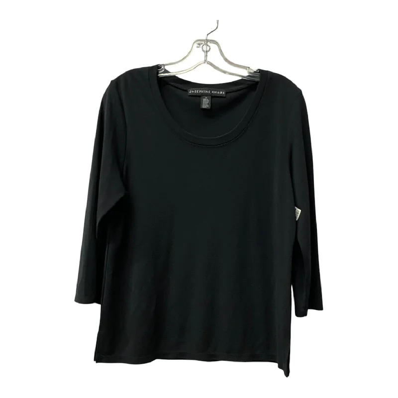 Top Ls By Josephine Chaus In Black, Size:M Preppy Men's College