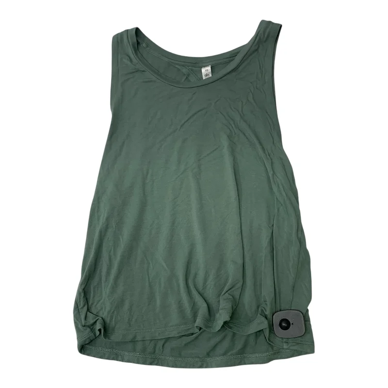Athletic Tank Top By Alo In Green, Size: Xs Trendy Men's Scandinavian