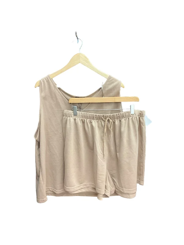 Tan Shorts Set Not Your Daughters Jeans, Size 1x Tough Men's Military