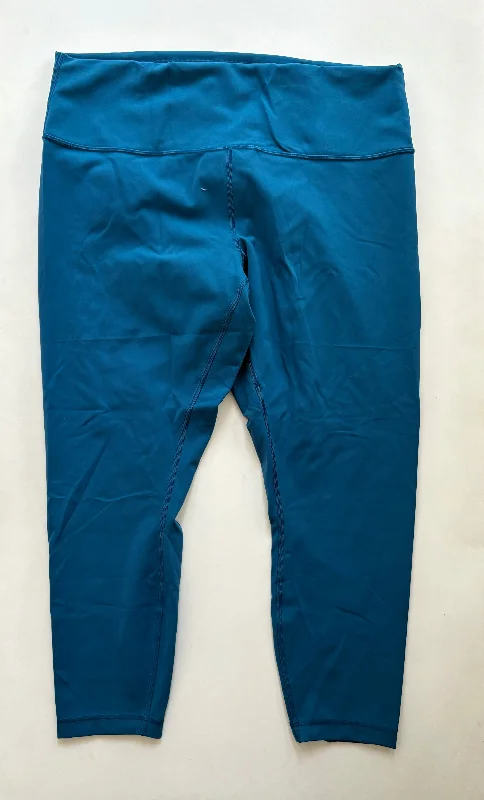 Athletic Leggings By Lululemon In Blue, Size: 1x Tough Men's Tactical