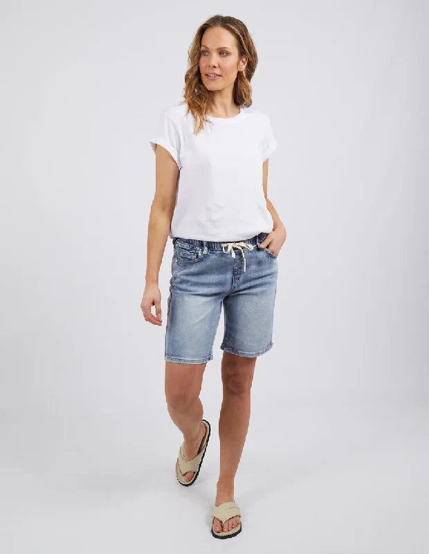 Foxwood Gabby Bermuda Short Blue Unique Men's Upcycled