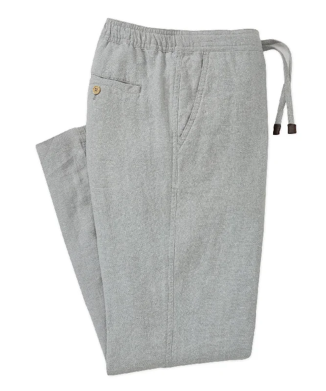 Linen Drawstring Pant