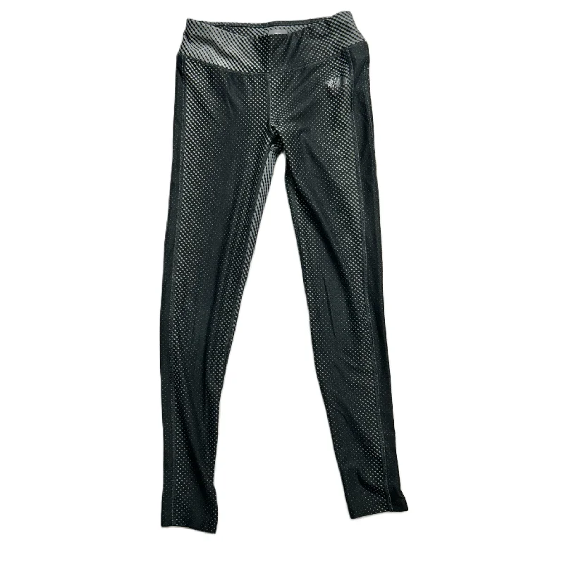 Athletic Leggings By The North Face In Black & Grey, Size: Xs Sharp Men's Italian