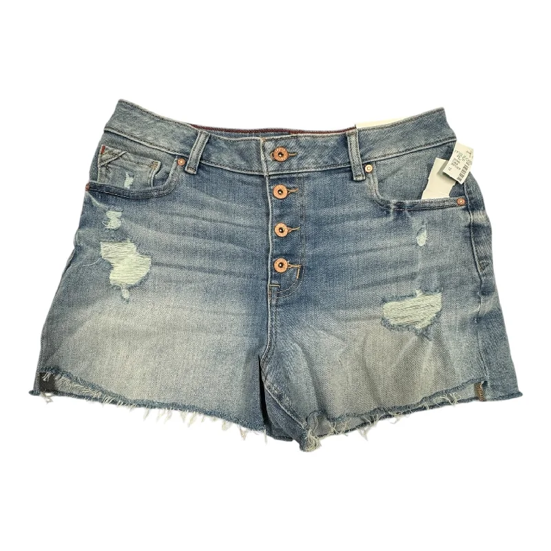 Shorts By Maurices In Blue Denim, Size:12 Laid