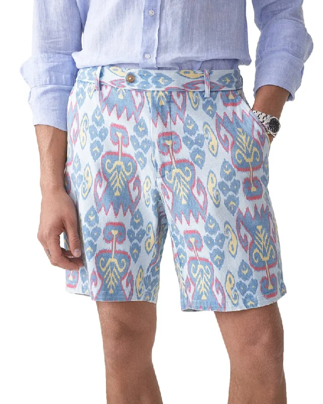J.McLaughlin Royal Ikat Groove Oliver Short Dapper Men's 1920S