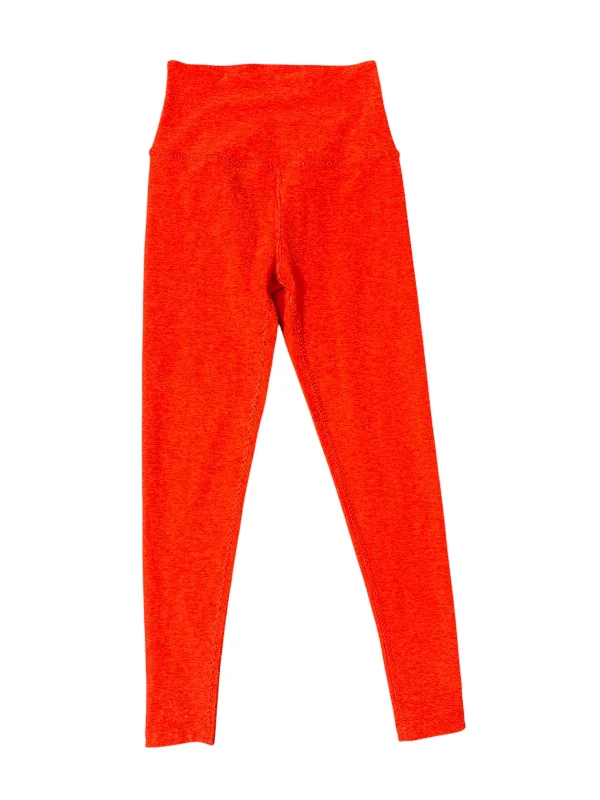 Athletic Leggings By Beyond Yoga In Red, Size: S Sleek Men's Metallic