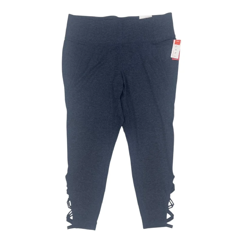 Athletic Leggings By Livi Active In Blue, Size:1X Hip Men's Retro
