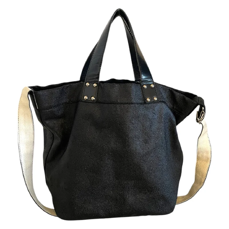 COMME des GARCONS/Tote Bag/Leather/BLK/cdg cracked leather tote Earthy Men's Hemp
