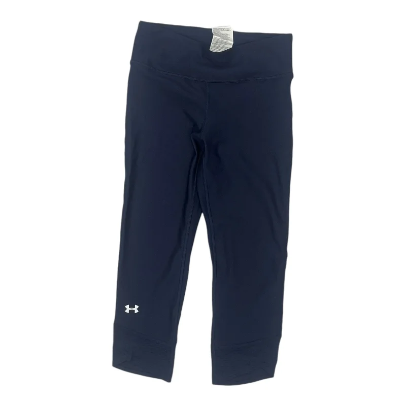 Athletic Leggings Capris By Under Armour In Navy, Size:S Casual Men's Short