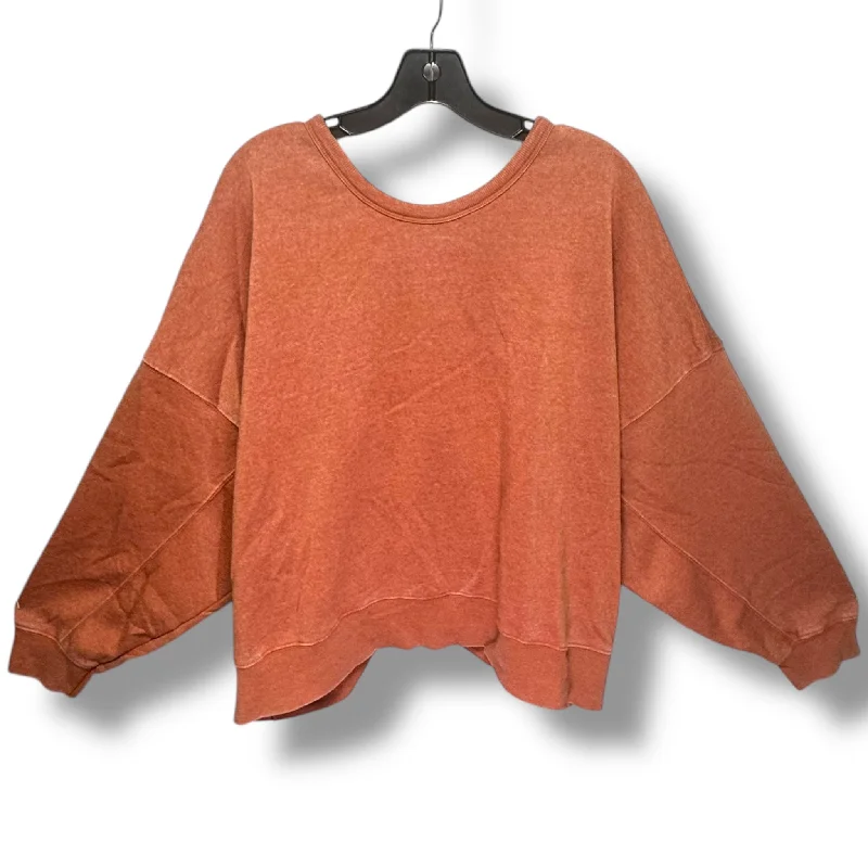 Top Long Sleeve By Ocean Drive In Orange, Size: L Sharp Men's Italian