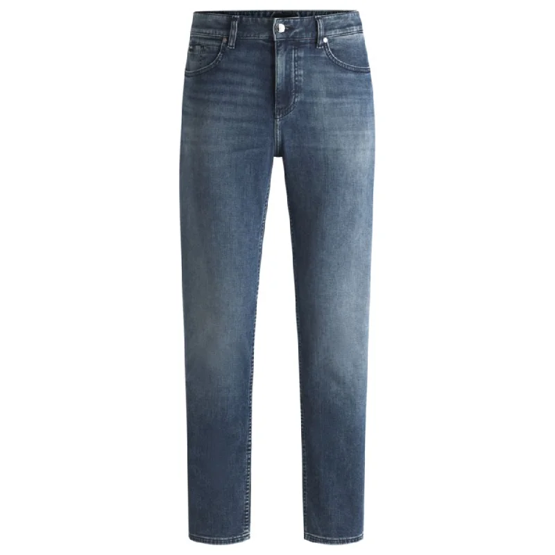 Maine regular-fit jeans in super-soft blue denim Sporty Men's Tennis