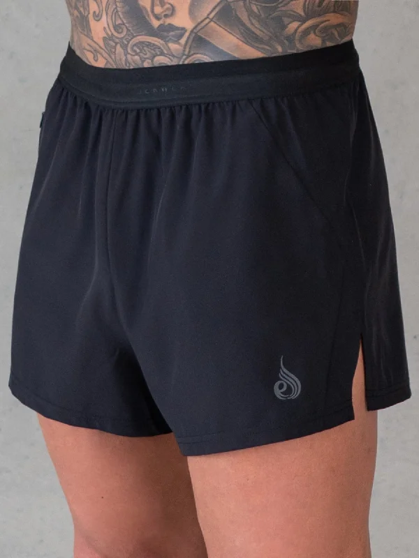 3" Training Shorts - Black Sharp Men's Italian