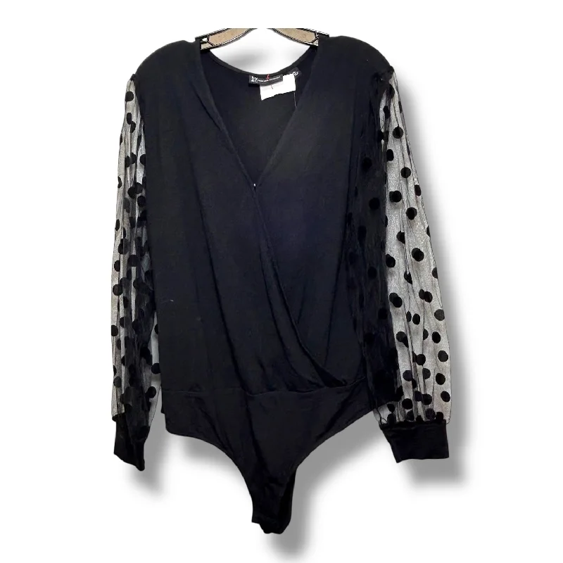 Top Long Sleeve By New York And Co In Black, Size: Xl Edgy Men's Punk