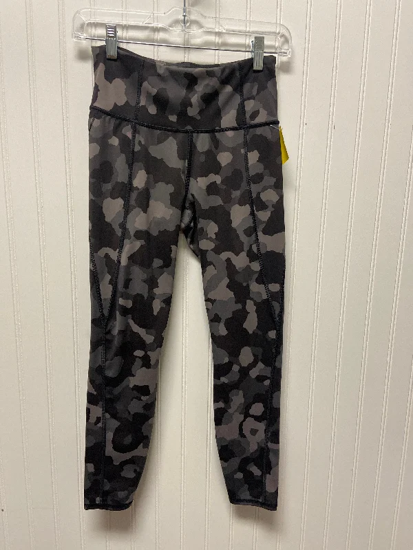 Athletic Leggings By Athleta In Camouflage Print, Size: Xs Cool Men's Distressed